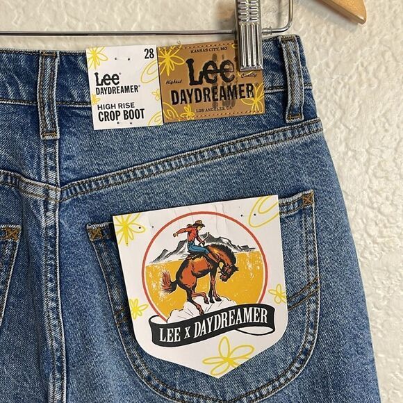 Lee x Daydreamer High Rise Crop Boot. NWT. 28 - Picture 10 of 12